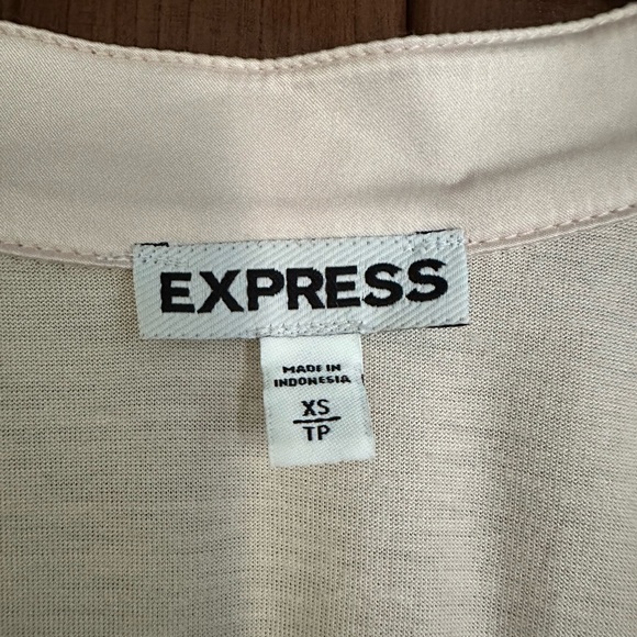 Express Light Pink Ruffle Blouse - Picture 3 of 10